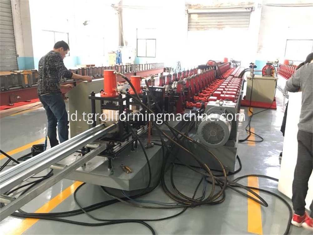 Galvanized Steel Door Frame Making Machine